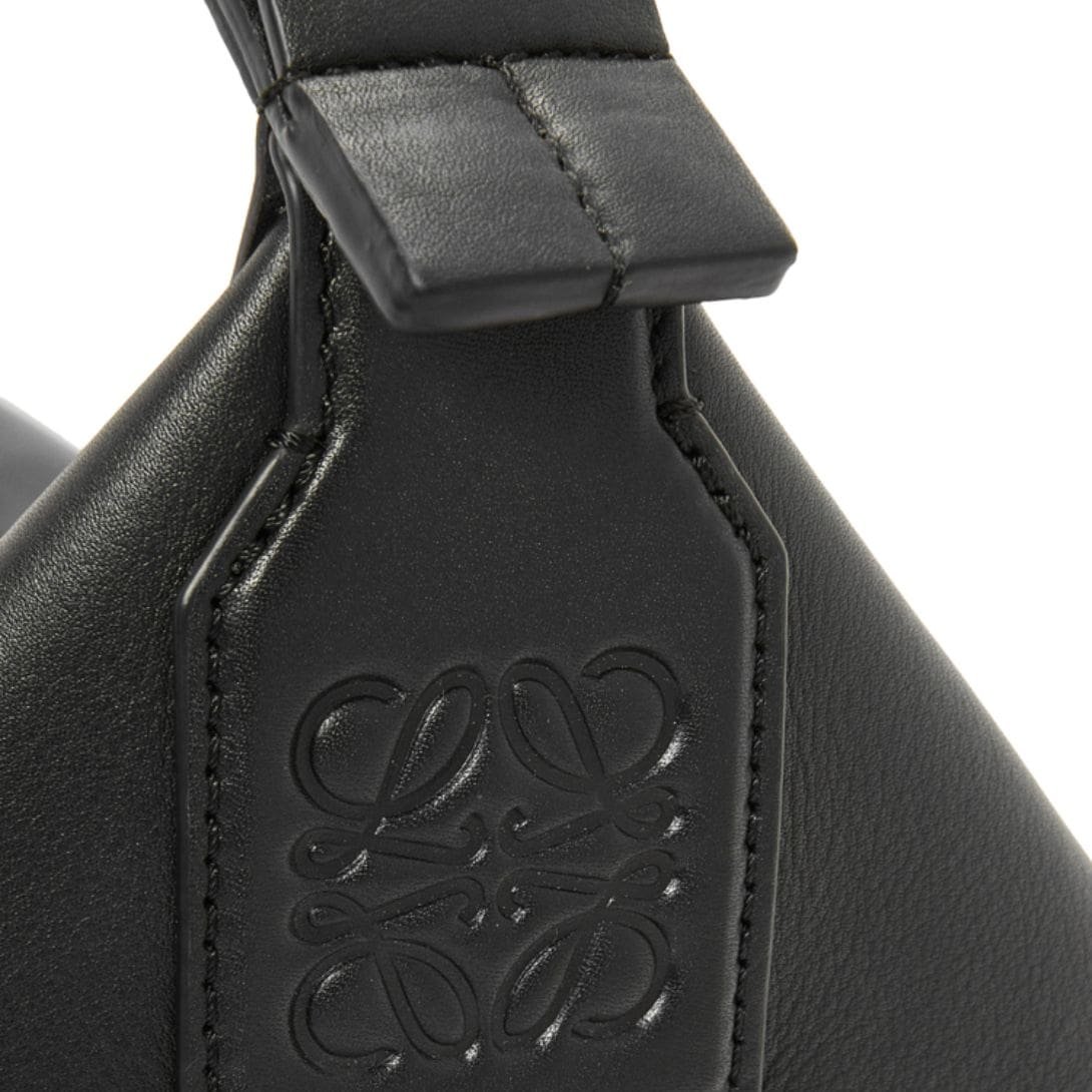 LOEWE SMALL CUBI CROSSBODY BAG IN SUPPLE SMOOTH CALFSKIN AND JACQUARD