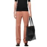 LOEWE XL PUZZLE FOLD TOTE BAG IN SHINY CALFSKIN