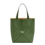 LOEWE XL PUZZLE FOLD TOTE BAG IN SHINY CALFSKIN