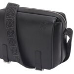 LOEWE XS MILITARY MESSENGER BAG IN SUPPLE SMOOTH CALFSKIN AND JACQUARD