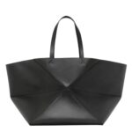 LOEWE XXL PUZZLE FOLD TOTE BAG IN SHINY CALFSKIN