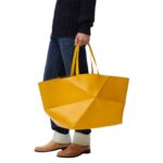 LOEWE XXL PUZZLE FOLD TOTE BAG IN SHINY CALFSKIN