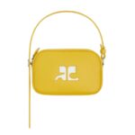 COURREGES SLIM LEATHER CAMERA BAG