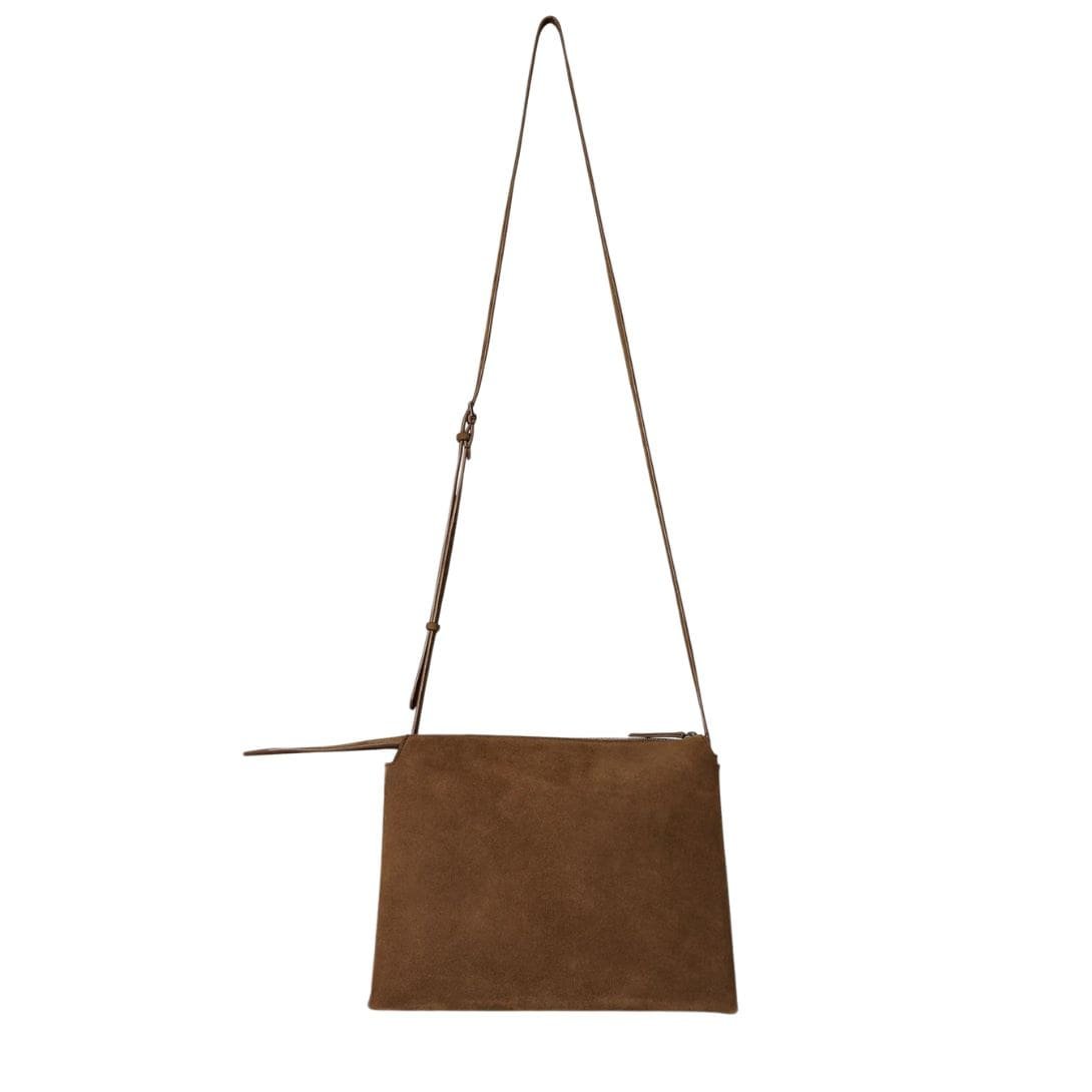 THE ROW NU TWIN BAG IN SUEDE