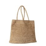 THE ROW OREGON BAG IN RAFFIA