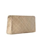 THE ROW REMI CLUTCH IN STRAW