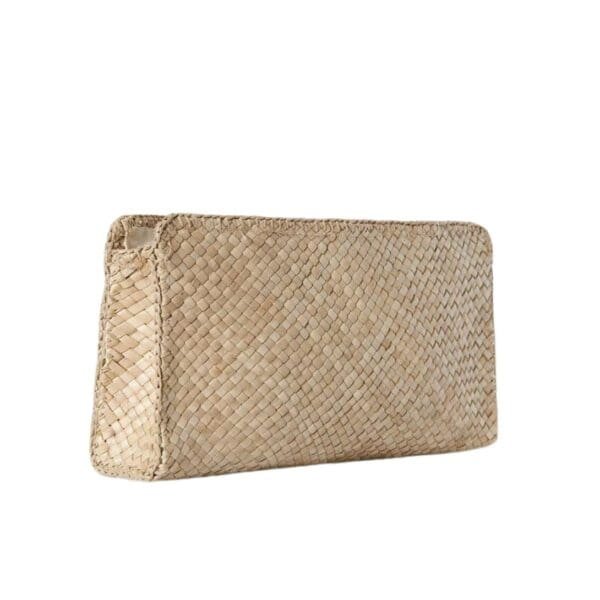 THE ROW REMI CLUTCH IN STRAW