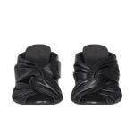 GIVENCHY TWIST MULES IN SATIN