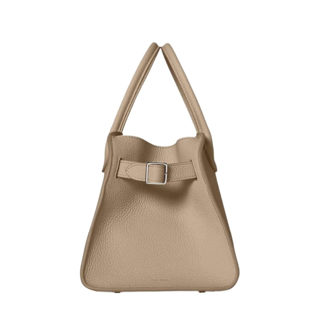 THE ROW SOFT MARGAUX 10 BAG IN LEATHER