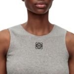 LOEWE ANAGRAM TANK DRESS IN COTTON