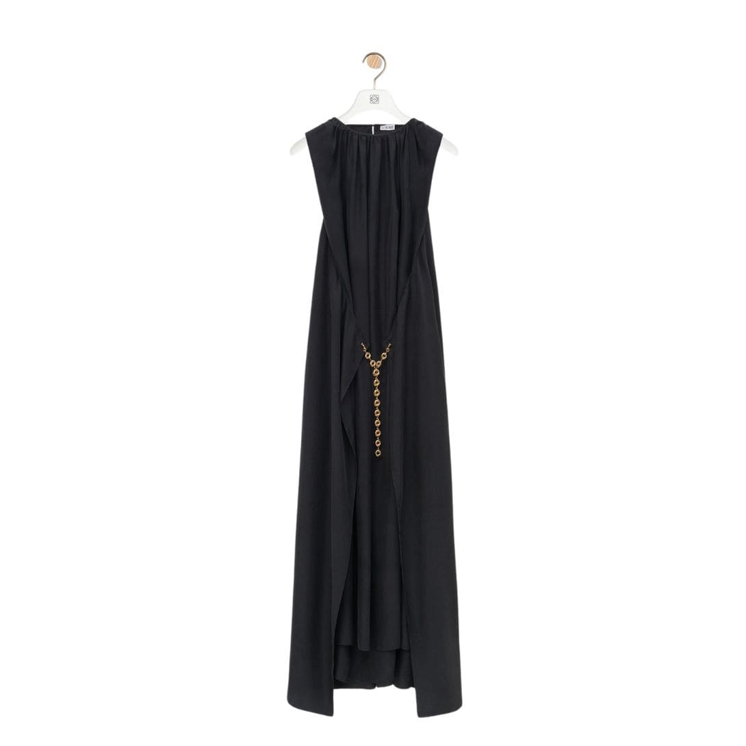 LOEWE CHAIN DRESS IN SILK