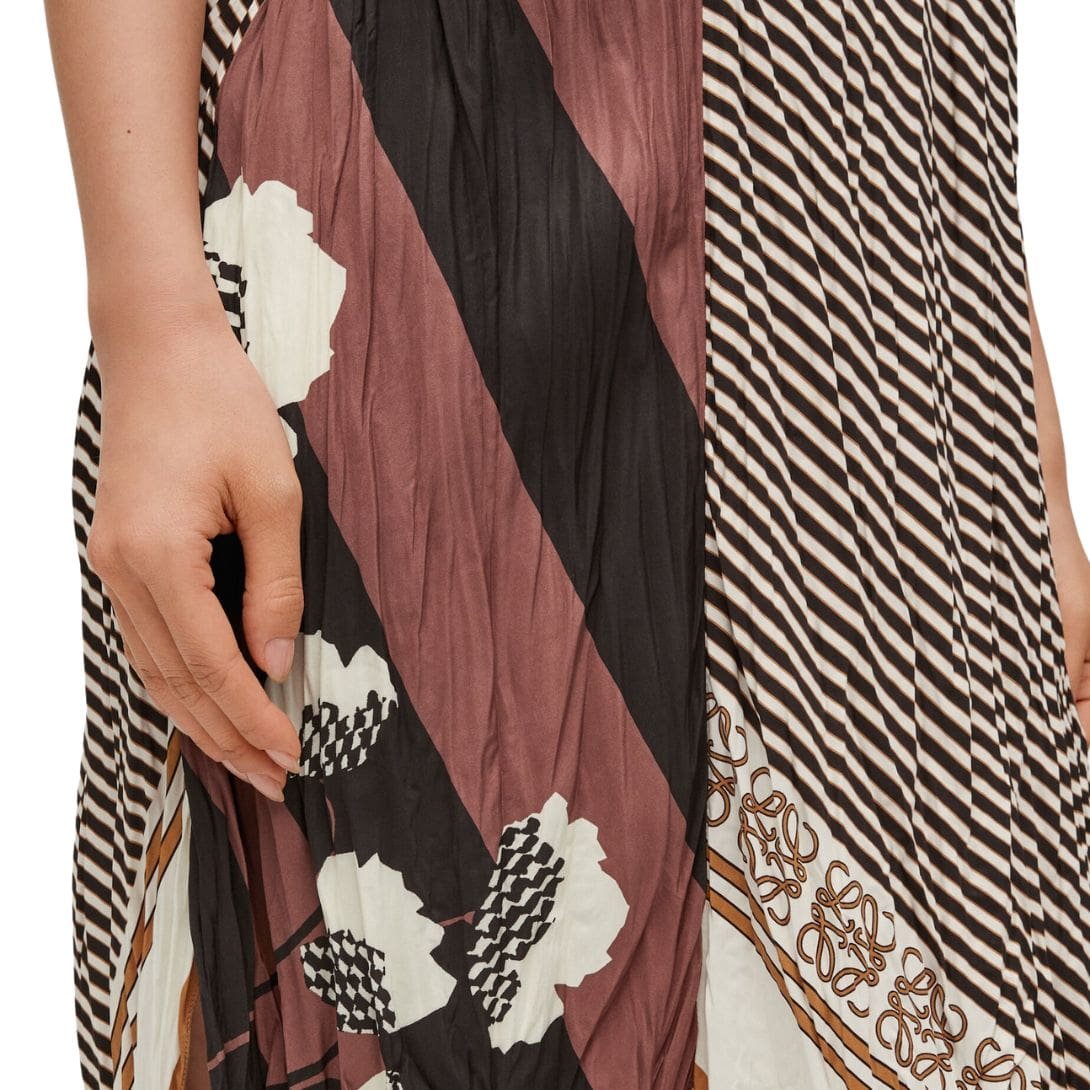 LOEWE TANK DRESS IN CRINKLED HABOTI