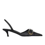 GIVENCHY VOYO SLINGBACKS IN LEATHER