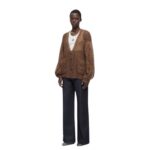 LOEWE ANAGRAM MOHAIR CARDIGAN