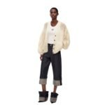 LOEWE ANAGRAM MOHAIR CARDIGAN