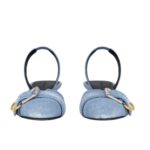 GIVENCHY VOYO SLINGBACKS IN WASHED DENIM