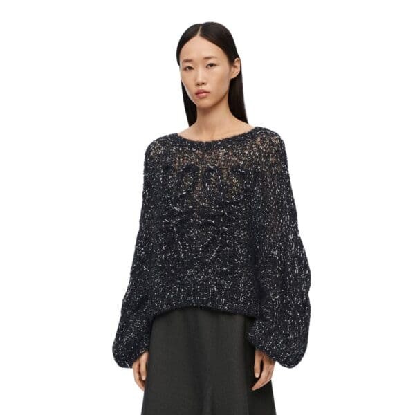 LOEWE ANAGRAM SWEATER IN MOHAIR BLEND