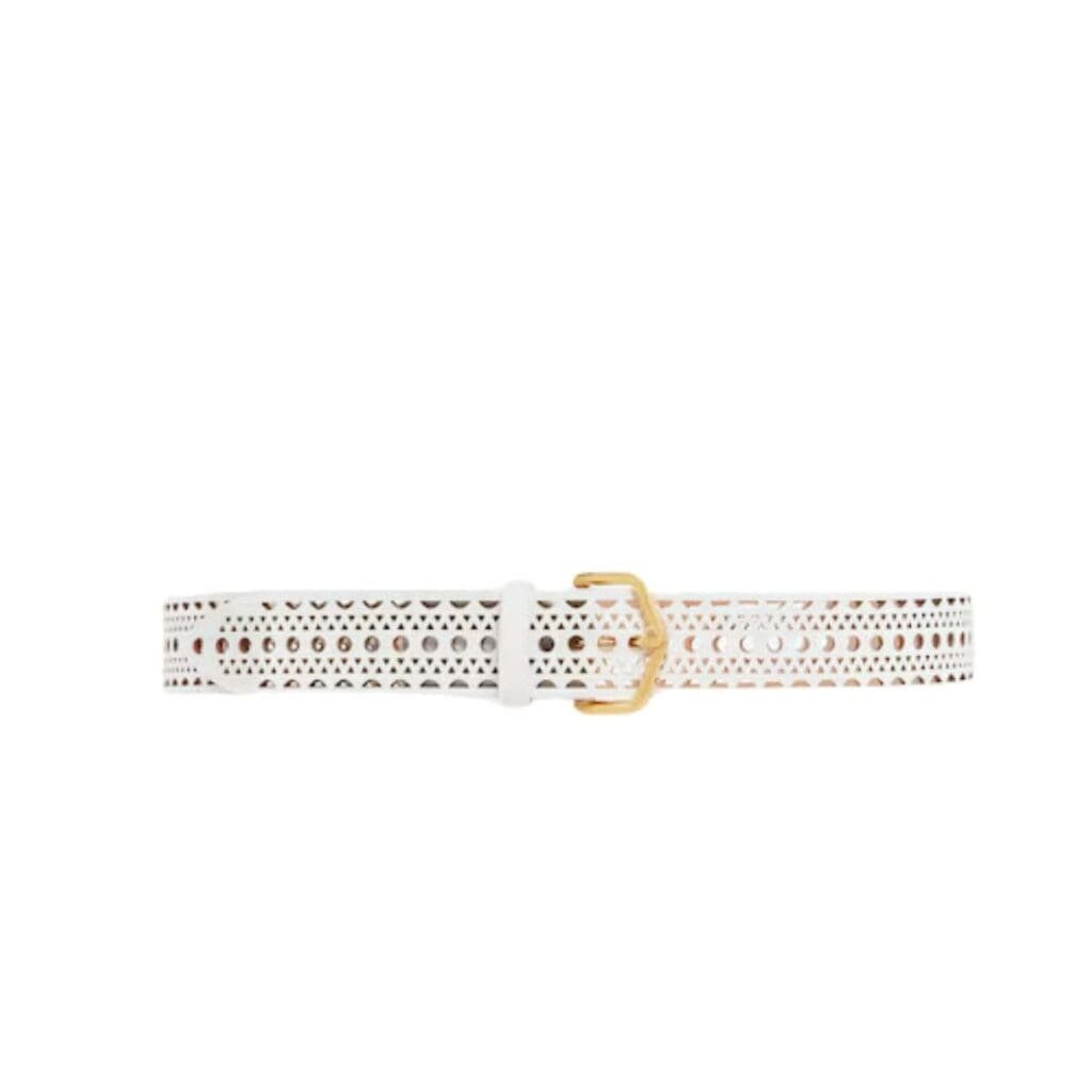 ALAIA NEO VIENNE BELT IN CALFSKIN