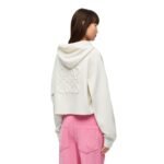 LOEWE ANAGRAM WOOL SWEATSHIRT WITH ZIP HOOD