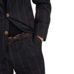 ALAIA BRAIDED CALFSKIN BELTS