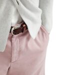 BRUNELLO CUCINELLI BRAIDED PUNCHED CALFSKIN BELTS