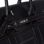 BRUNELLO CUCINELLI GRAINED CALFSKIN COUNTRY WEEKENDER BAG