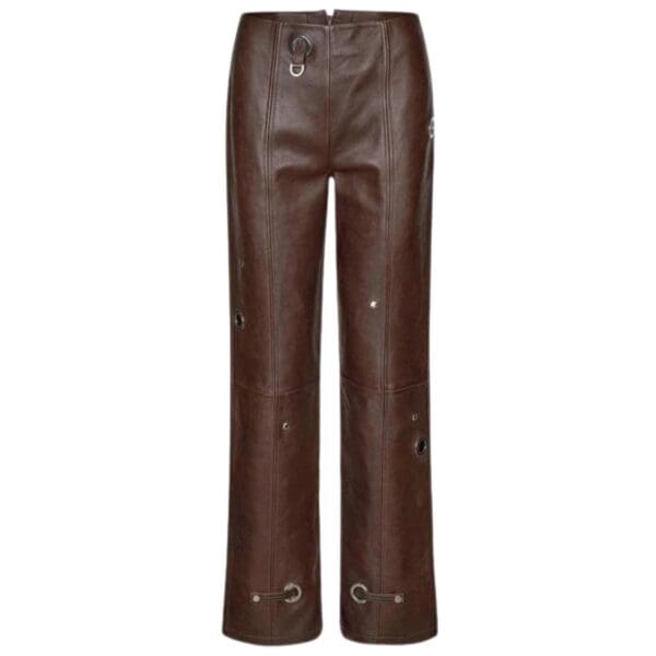 SAKS POTTS BONNIE PANTS — CHESTNUT