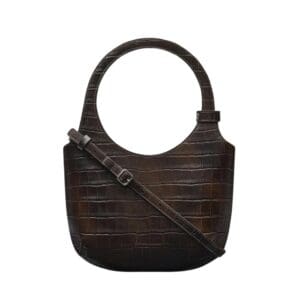 COURREGES HOLY CROCO STAMPED BAG