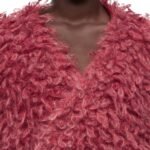 LOEWE MOHAIR BLEND CROPPED CARDIGAN