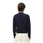 LOEWE TROMPE LOEIL SWEATER IN WOOL AND SILK