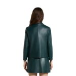 MARNI GREEN LEATHER JACKET