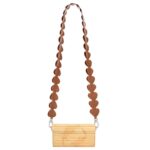 FENG CHEN WANG BLACK STRAP SMALL BAMBOO BAG