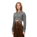 LOEWE WOOL CROP SWEATER