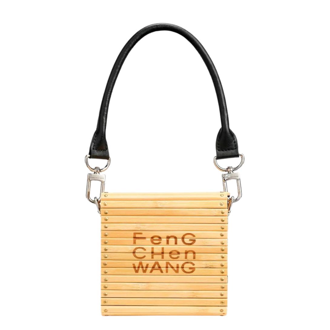 FENG CHEN WANG SQUARE SMALL BAMBOO BAG 1 FENG CHEN WANG SQUARE SMALL BAMBOO BAG