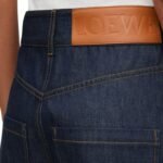 LOEWE ANAGRAM BAGGY JEANS IN DENIM