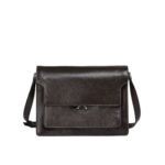 MARNI TRUNK SOFT LARGE BAG IN BROWN LEATHER