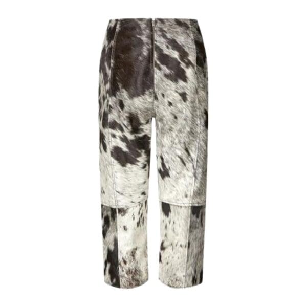 SAKS POTTS LUA PANTS — BROWN WHITE COW