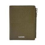 LOEWE SLIM COMPACT WALLET IN CLASSIC TEXTURED CALFSKIN
