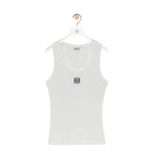 LOEWE ANAGRAM COTTON TANK TOP