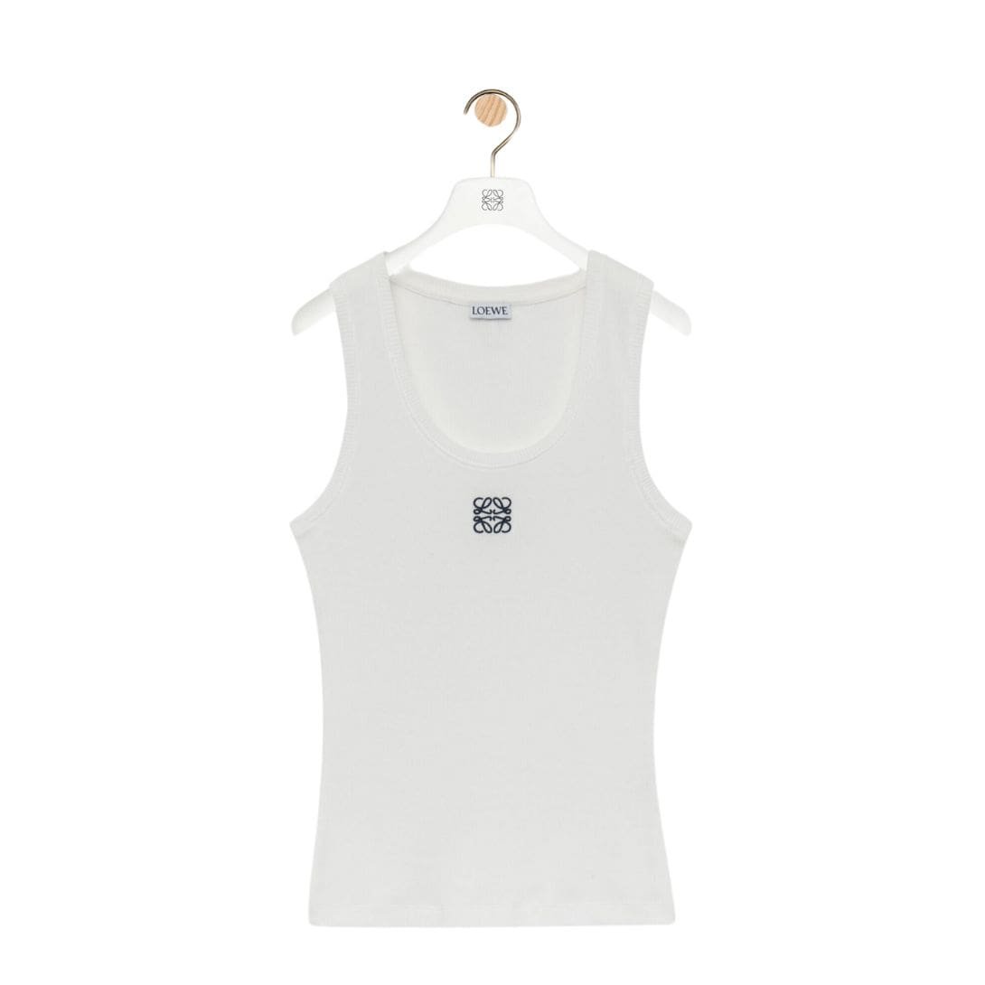 LOEWE ANAGRAM COTTON TANK TOP