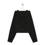 LOEWE ANAGRAM WOOL SWEATSHIRT WITH ZIP HOOD