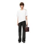 LOEWE ASYMMETRIC COTTON BLEND T SHIRT