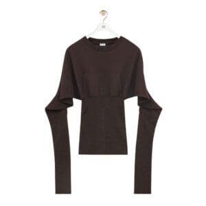 LOEWE COTTON AND SILK SWEATSHIRT