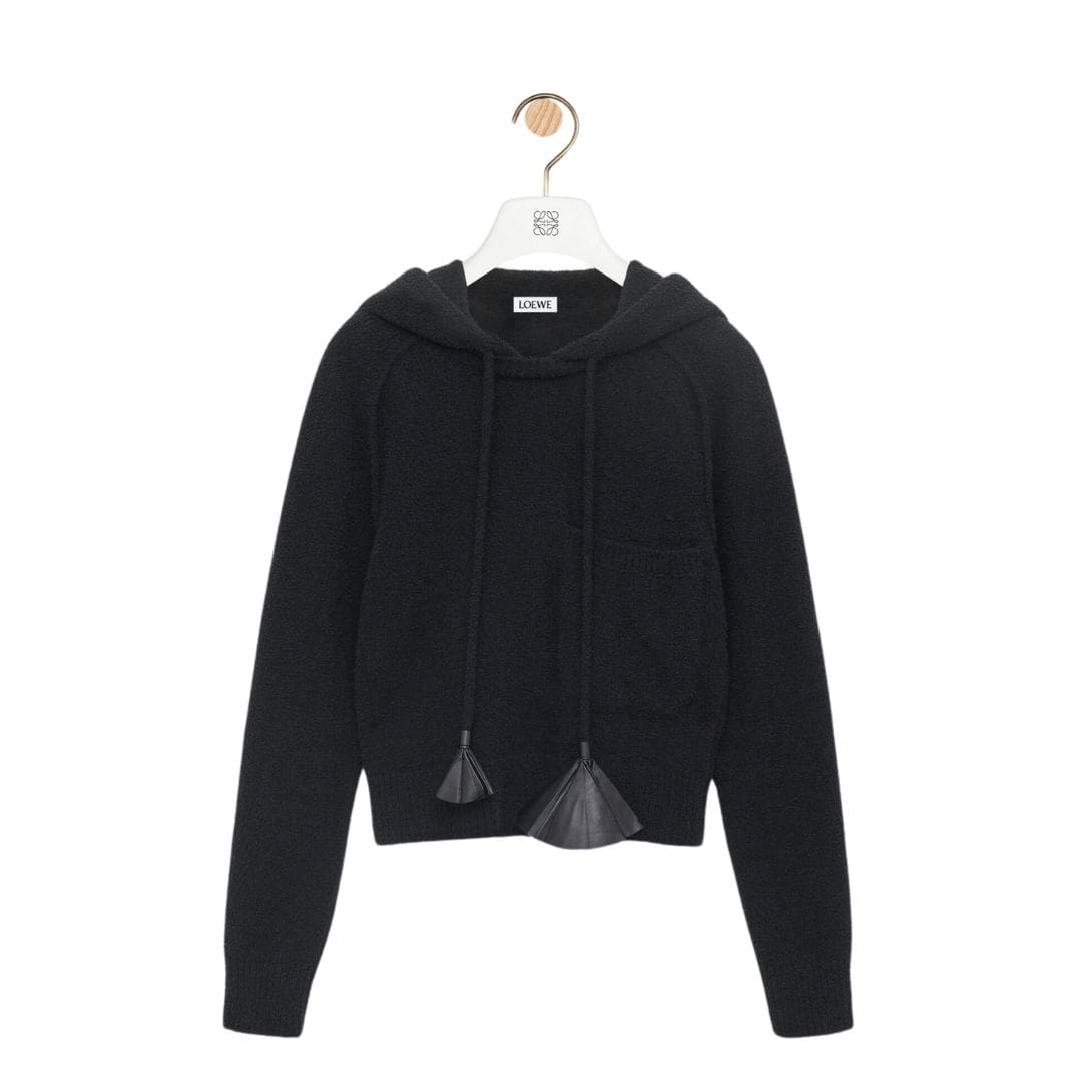 LOEWE COTTON BLEND HOODED SWEATSHIRT