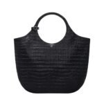 COURREGES LARGE HOLY CROCO STAMPED BAG