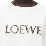 LOEWE CROPPED T SHIRT IN COTTON BLEND