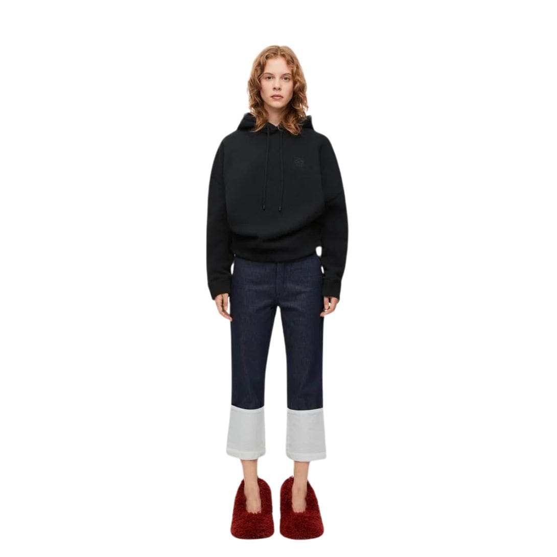 LOEWE DRAPED COTTON HOODIE - Image 5