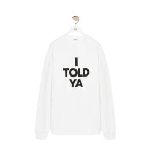 LOEWE RELAXED FIT COTTON SWEATSHIRTS