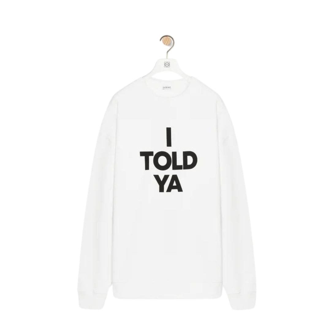 LOEWE RELAXED FIT COTTON SWEATSHIRTS