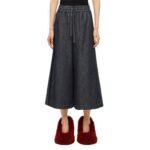 LOEWE CROPPED TROUSERS IN DENIM